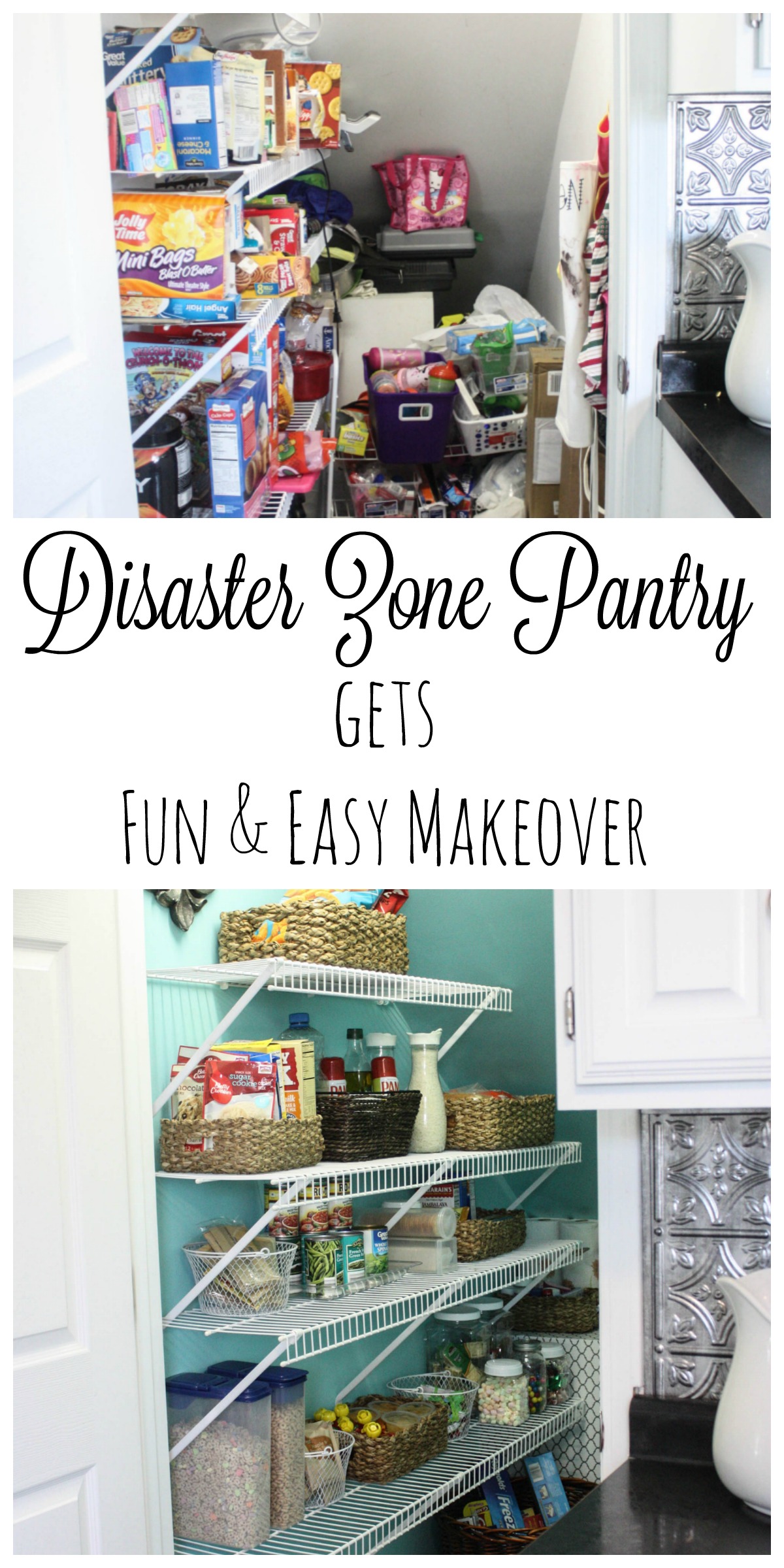 Pantry Makeover {Good Housekeeping Spring Cleaning Challenge} ReFabbed