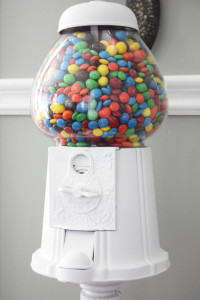 vintage gumball machine makeover chalk paint