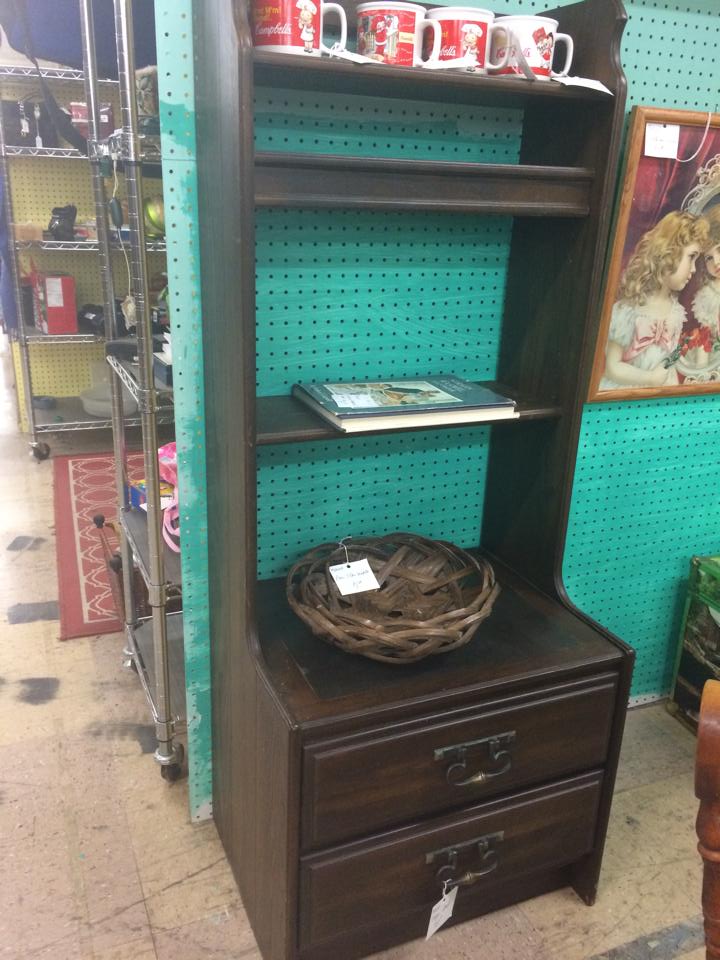 Shoe storage saga- bench with shelving and drawers to hold shoes