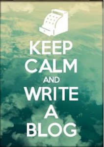 Keep Calm and Write a Blog