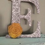 DIY Modge Podge Letter