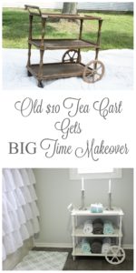 Tea Cart Makeover