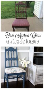 Auction Chair Makeover