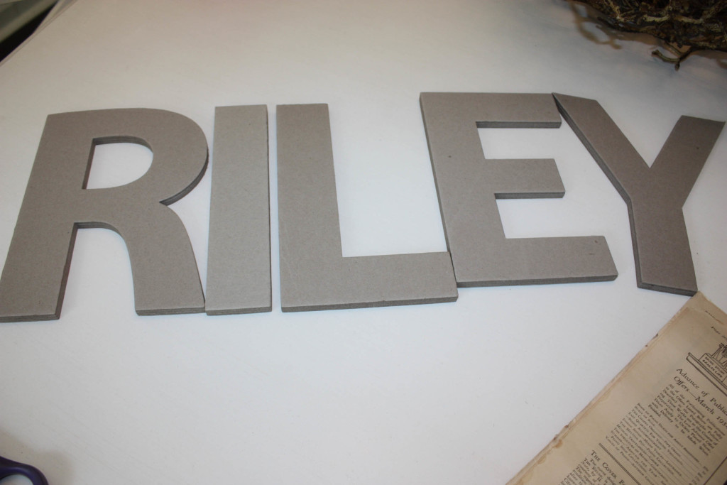 Chipboard Letters