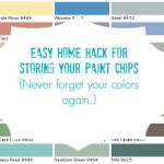 Easy Home Hack for Storing your Paint Chips