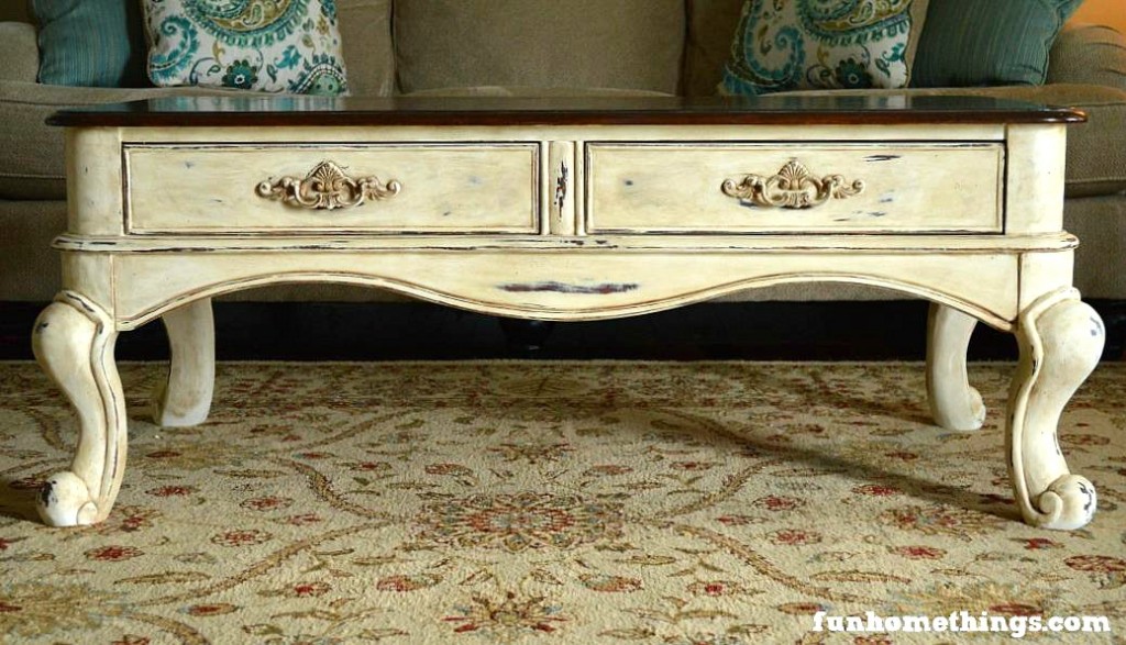 French Country Chalk Paint Coffee Table