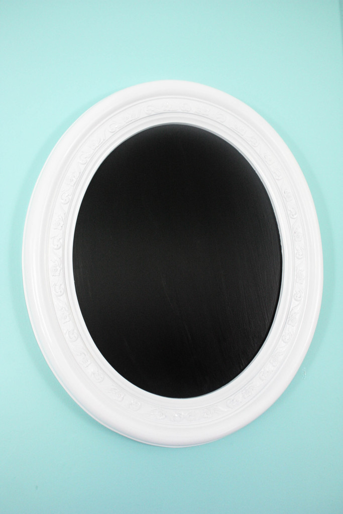 diy chalkboard mirror