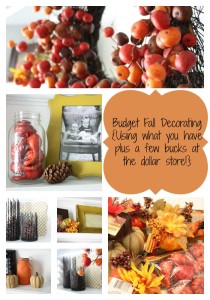 Budget Fall Decorating