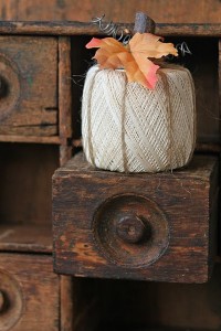 Crochet Yarn Roll Pumpkin