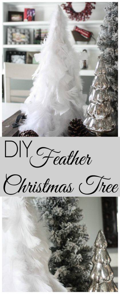 DIY Feather Christmas Tree