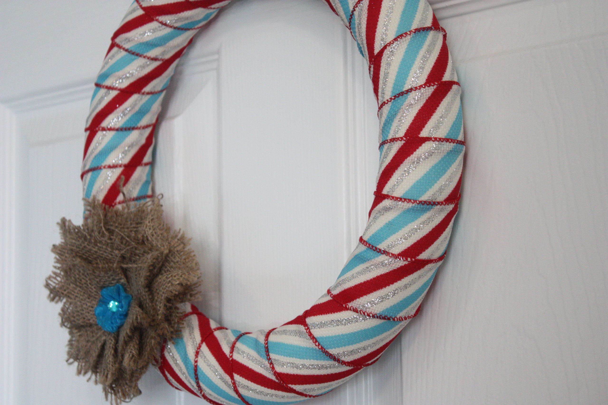DIY Ribbon Wreath ReFabbed