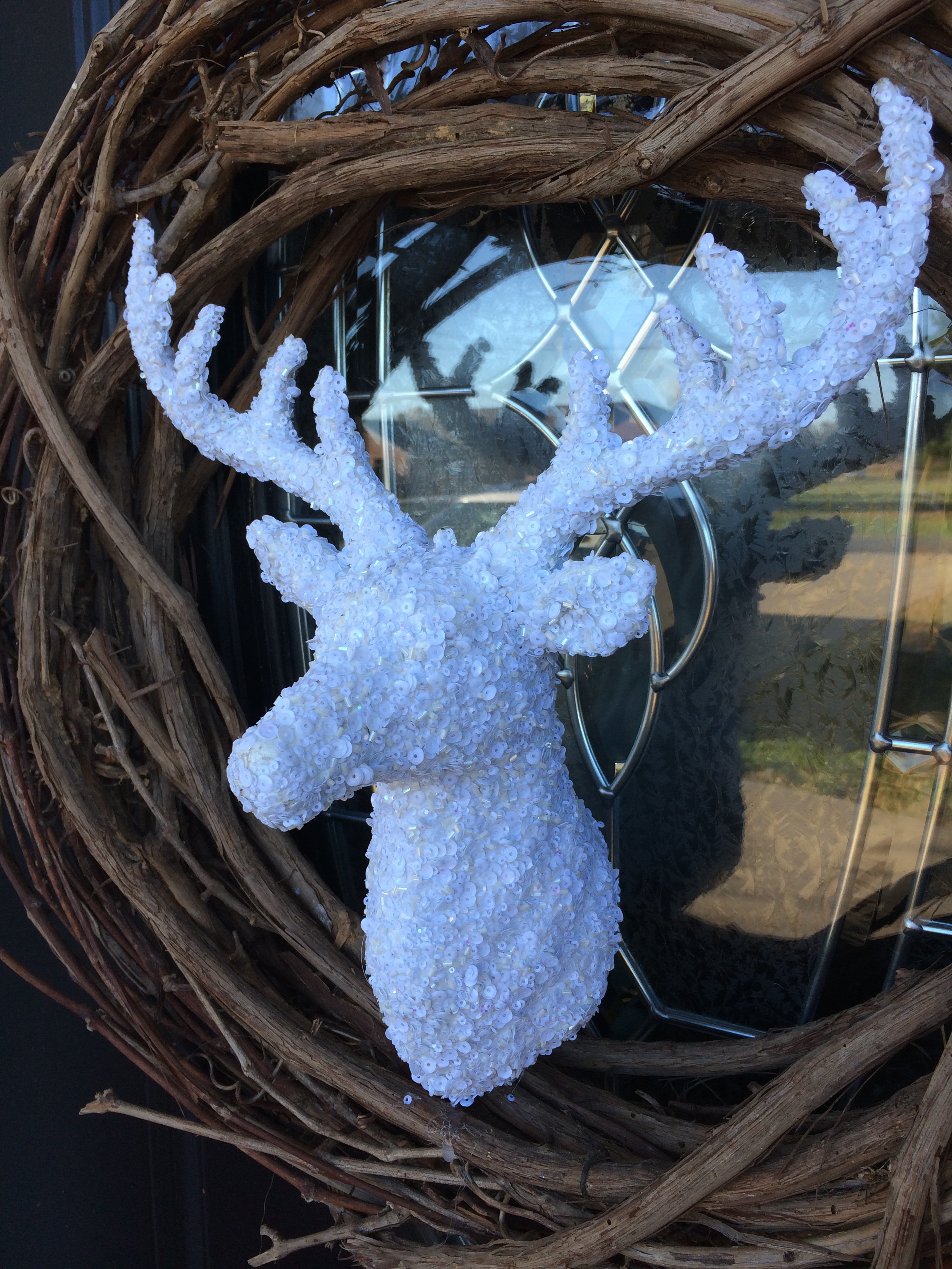 Almost TOO Easy Deer Christmas Wreath