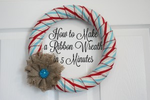 Easy Ribbon Wreath