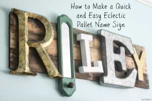 Eclectic Name Sign