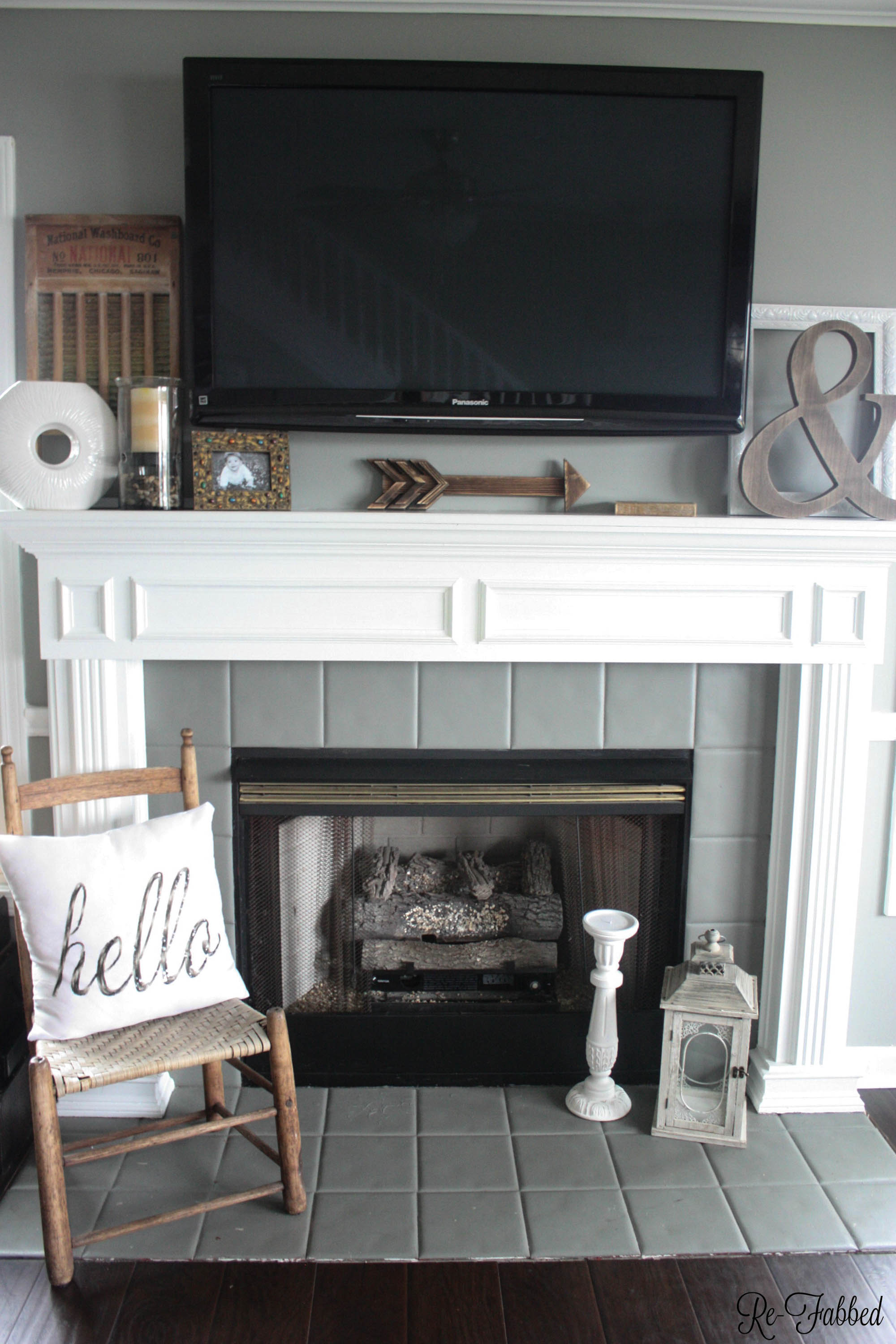 One of the biggest challenges in home decorating is how to decorate your mantel with a TV. This post highlights several different ideas on how to do just that! Must pin to remember this one.