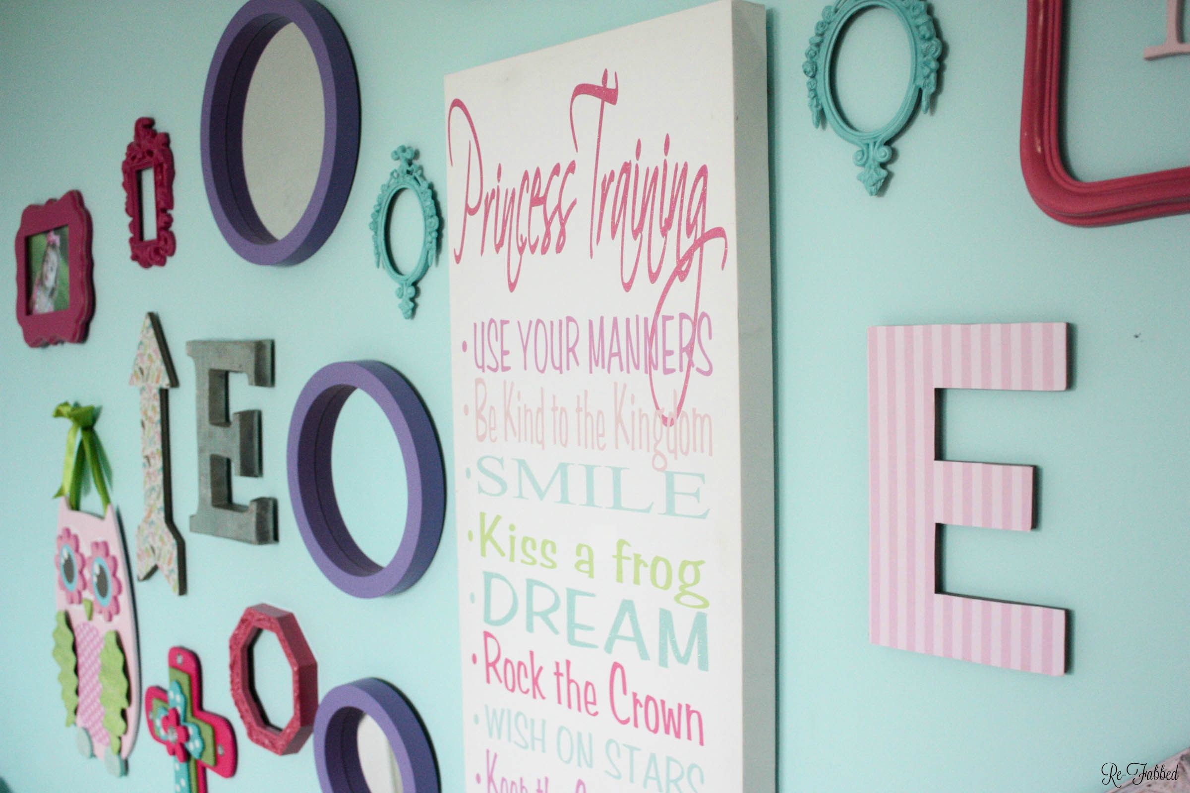 Little Girl’s Gallery Wall (On a Budget)