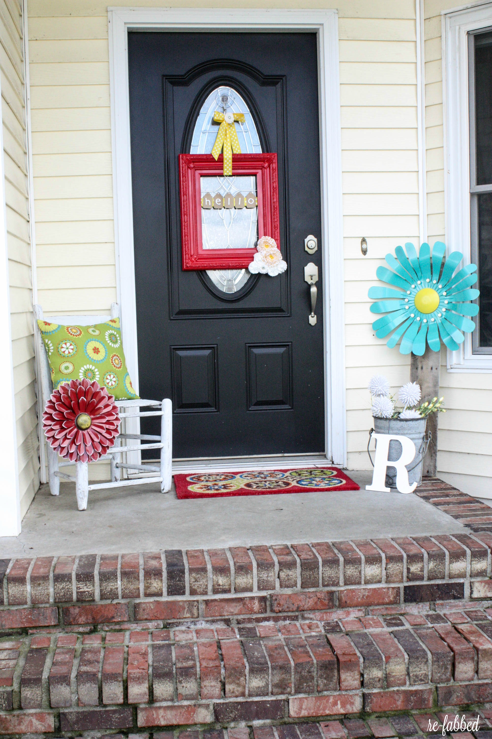 Colorful Spring Porch