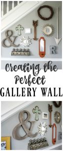 Create the perfect gallery wall by using items you already have in your own home! Pull things together and have FUN creating a unique and fun wall that you can change up as often as you want!