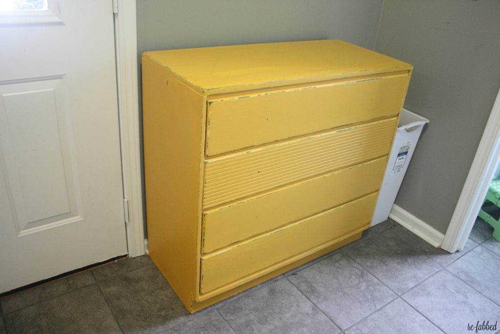 Yellow Chest Makeover