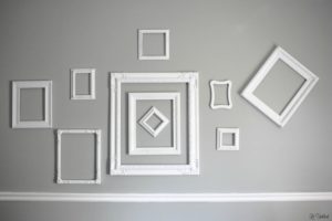 Thrifted Frames to Cohesive Gallery Wall