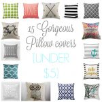 15 Pillow Covers for UNDER $5