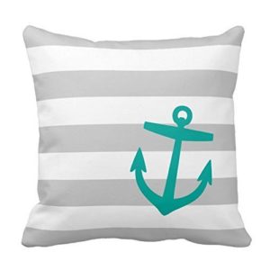 Anchor pillow cover