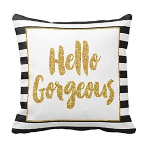 Hello Gorgeous Pillow Cover