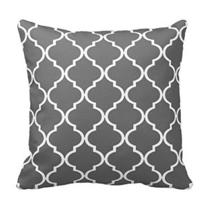 Gray Pillow Cover