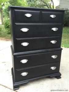 Spray Painted Dresser