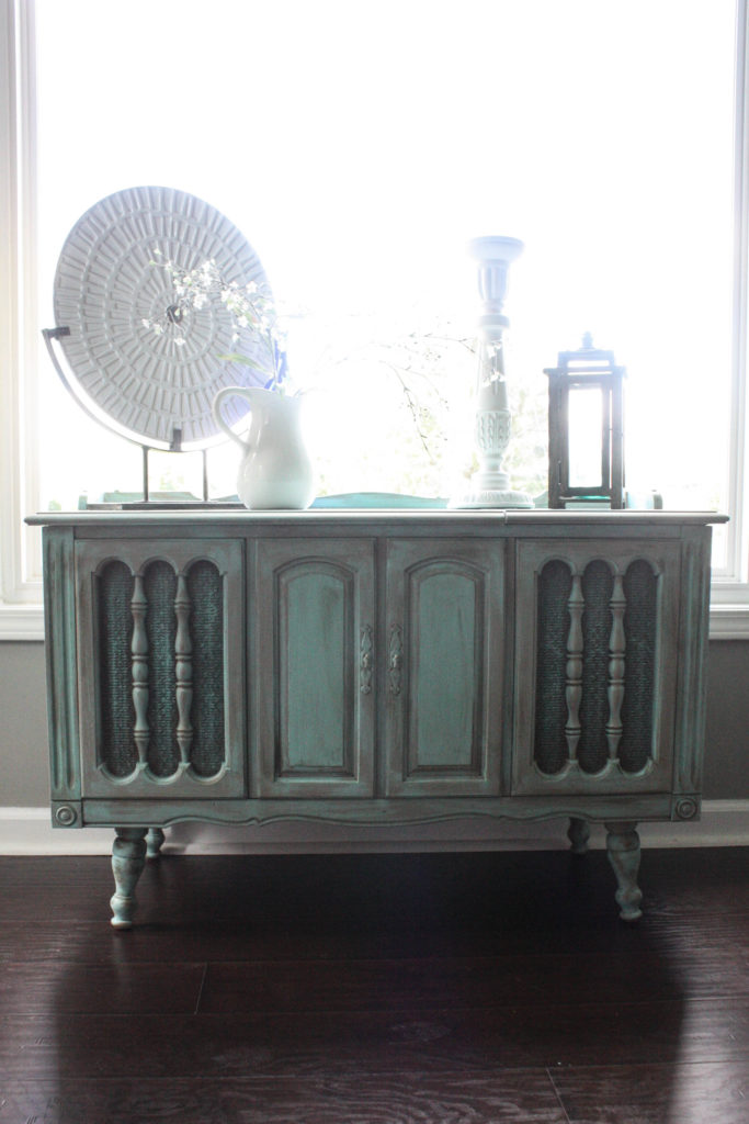 Radio Cabinet Makeover