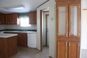 Mobile Home Kitchen Before