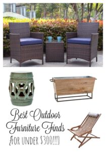 Outdoor Furniture Under $300