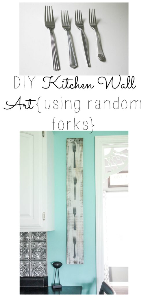 Assorted Fork Wall Art Pinterest Image