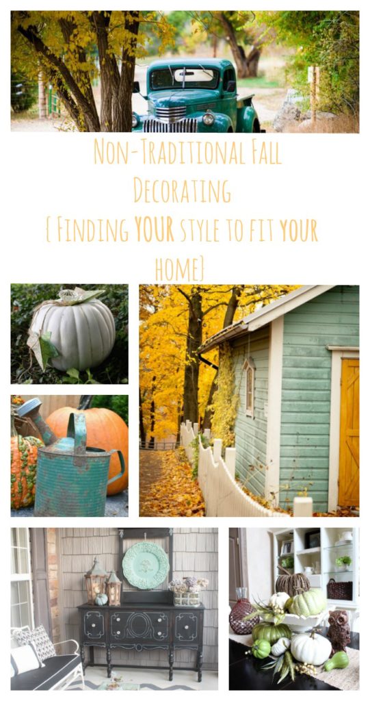 Non Traditional Fall Decorating