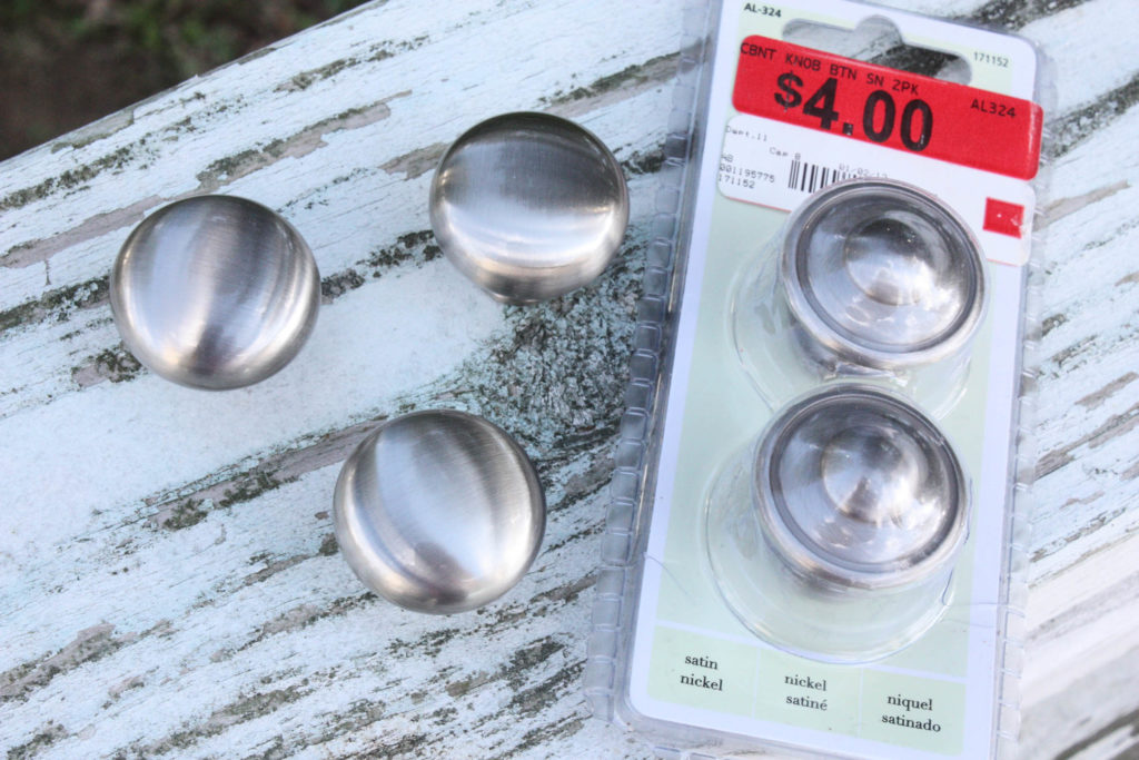 Tin Can Pumpkin Project- knobs