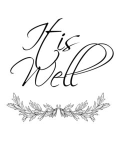 It is Well Printable