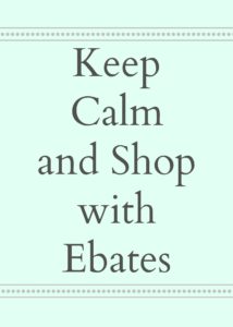 Shop with Ebates and MAKE money by shopping for the things you need!