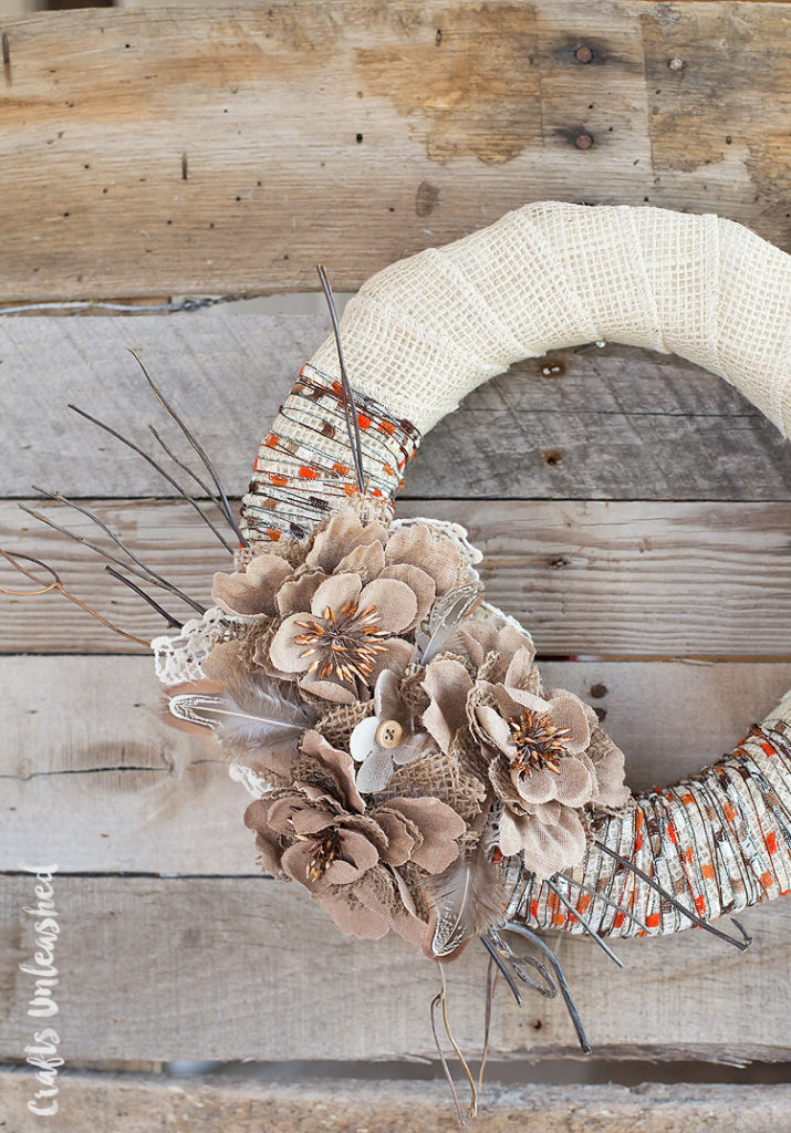 DIY Rustic Fall Wreath