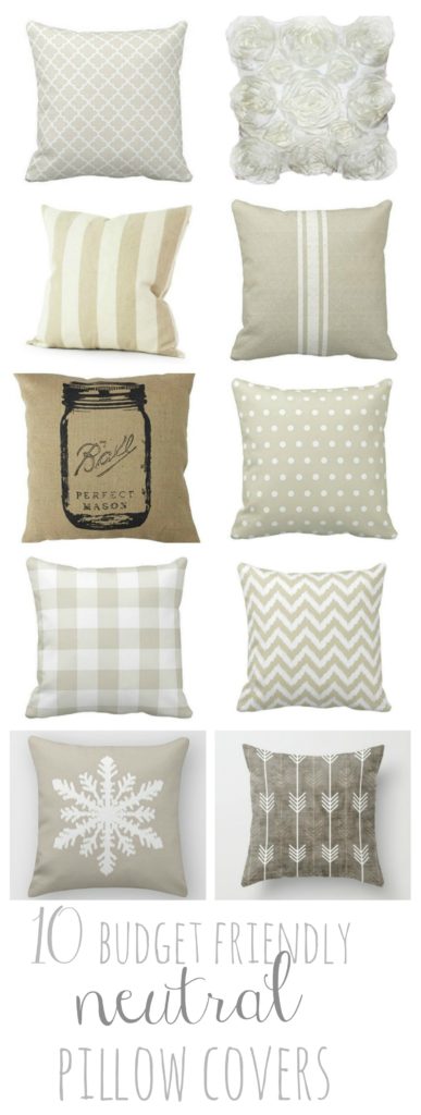 10 Budget Friendly Neutral Amazon Pillow Covers