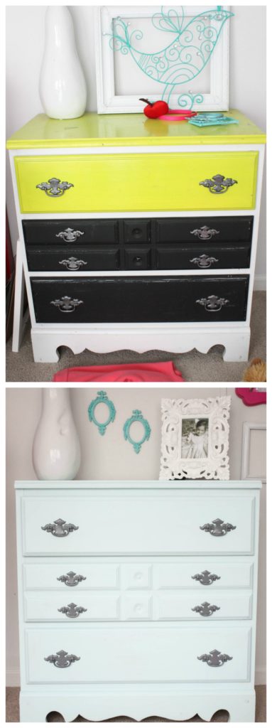 Beautiful Before and After Makeover using Chalk Paint and Spray Paint! Isn't it amazing what paint can do?