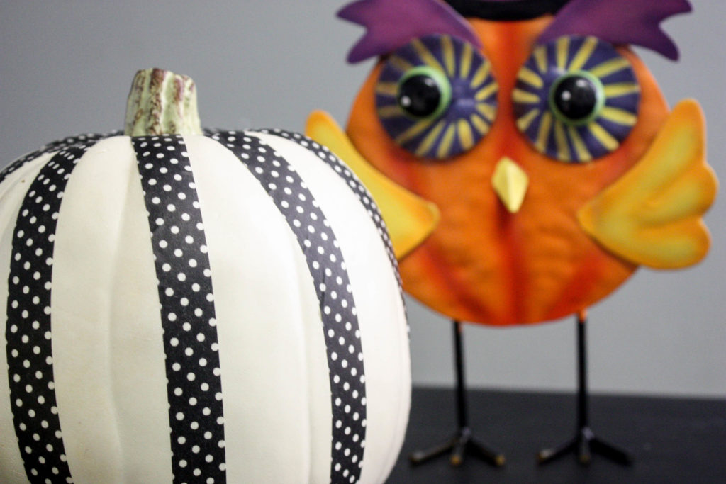 5 Minute DIY Washi Tape Pumpkin