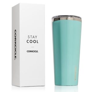 corksicle tumbler aqua