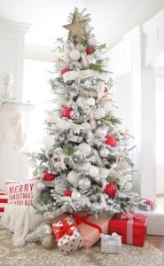 Snowy Winterland Christmas Tree