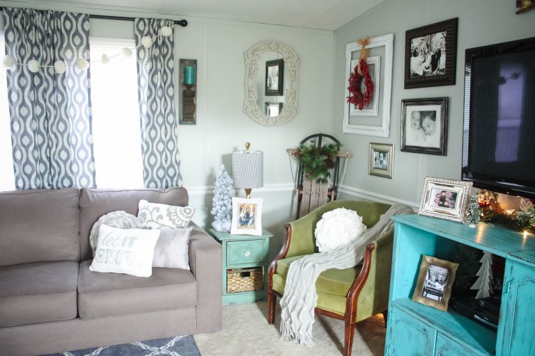 Mobile Home Christmas Home Tour 2016 ReFabbed