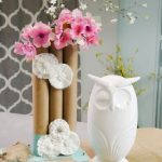 Paper Towel Roll Vases