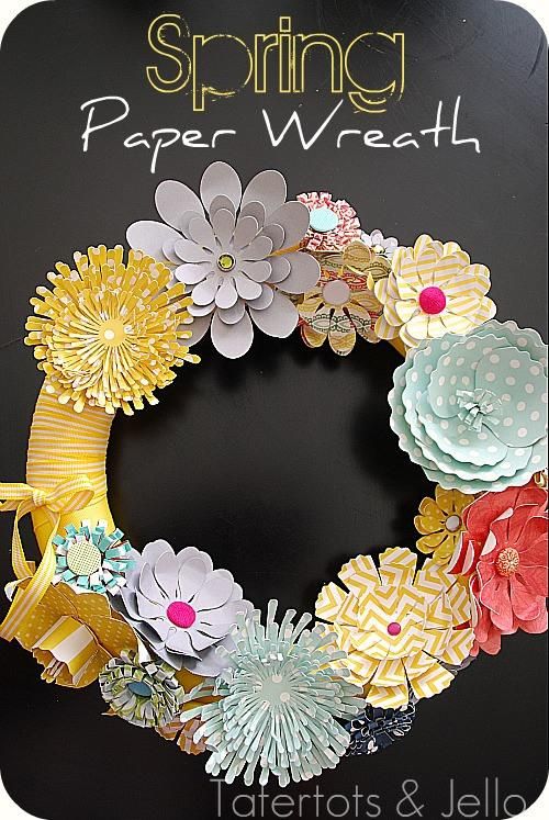 DIY Paper Wreath Tutorial