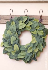 DIY Magnolia Wreath