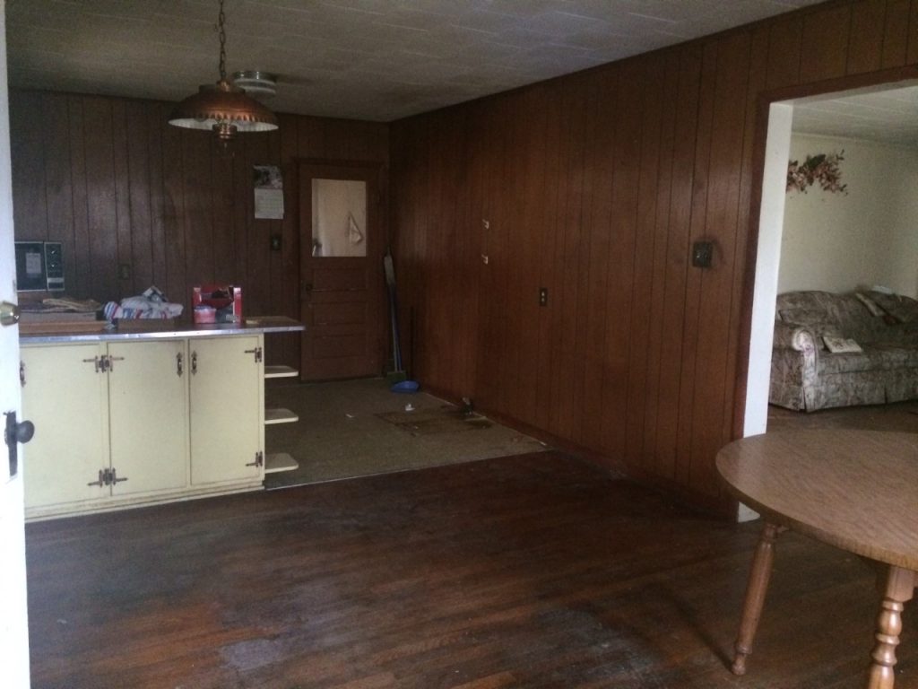 Cottage Charmer fixer upper home - Before picture kitchen