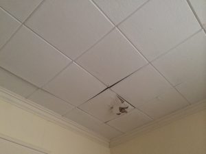 fixer upper home-ceiling-before