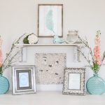 Aqua & Coral Master Bedroom Makeover